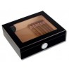 Angelo Humidor Black Editon Sichtfenster