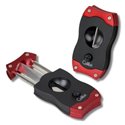 Colibri Cigarrencutter V Cut schwarz/rot