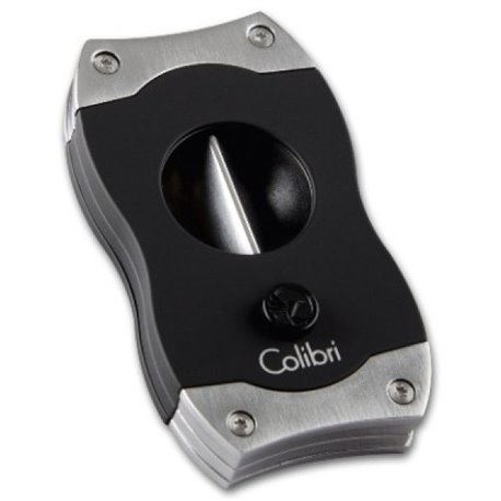 Colibri Cigarrencutter V Cut schwarz / chrom